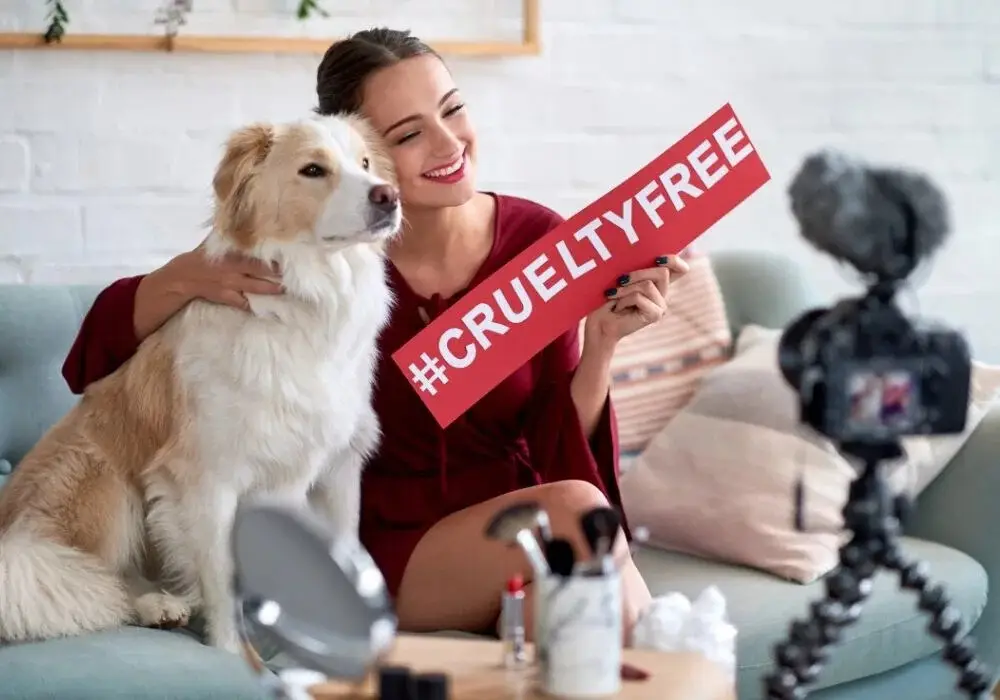 influencer advocating against animal testing cosmetics.jpg