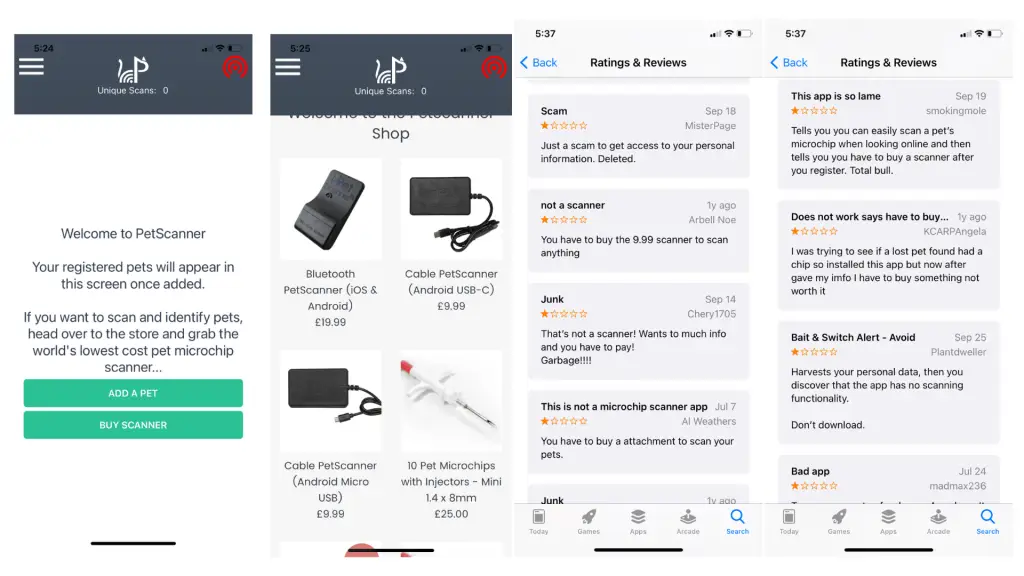Pet microchip scanner app for iphone or android. 8 petscannerapp