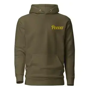 unisex premium hoodie military green front 6558a250d4a34