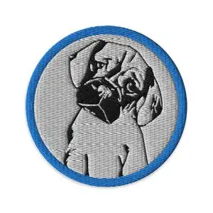 embroidered patches black circular 3 in front 65735e4210838