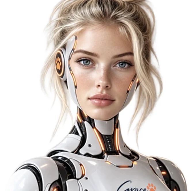 Close-up illustration of Grace, Peeva's AI support agent
